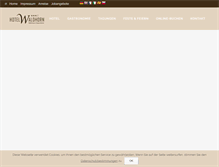 Tablet Screenshot of hotel-waldhorn.de